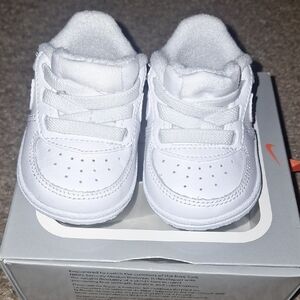 Nike Kids All-White Sneakers